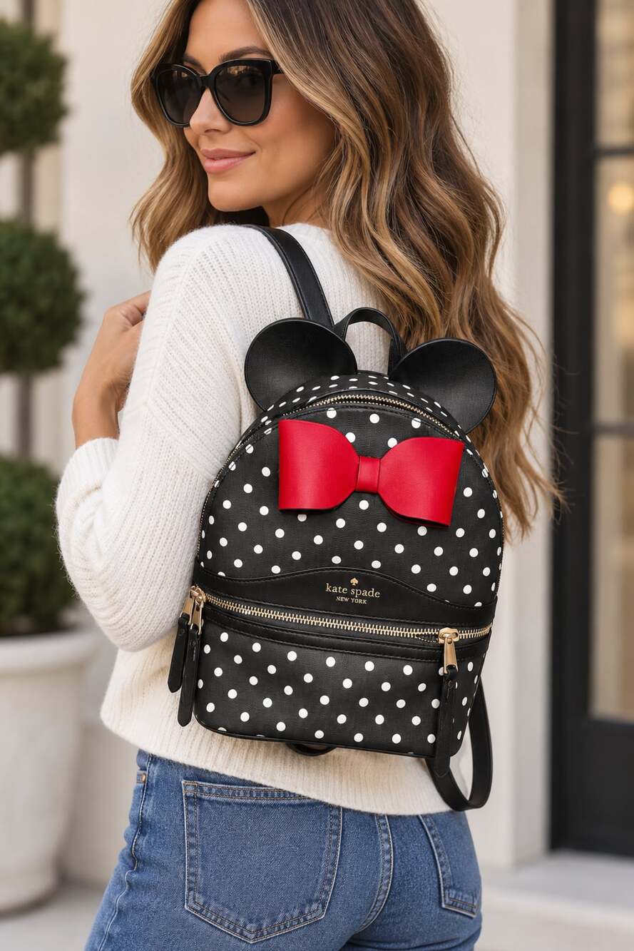 Kate Spade New York Disney Minnie Mouse Dome Backpack